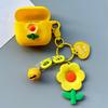 Suitable for AirPods pro1 wireless bluetooth headset case apple 1 flower cartoon 1/1 silicone soft case