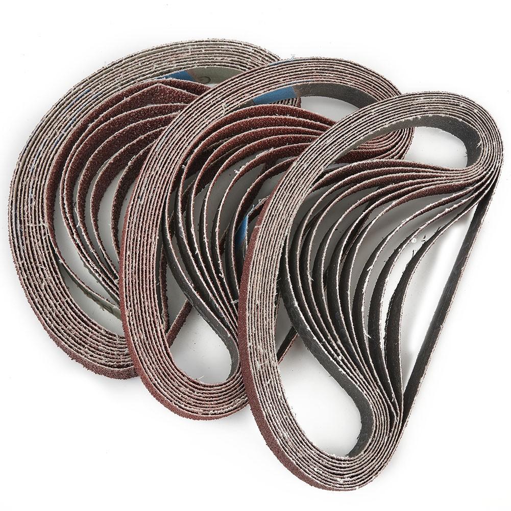 Sanding Belts Mm 13 X 457 40/60/80/120/180/240 Grit