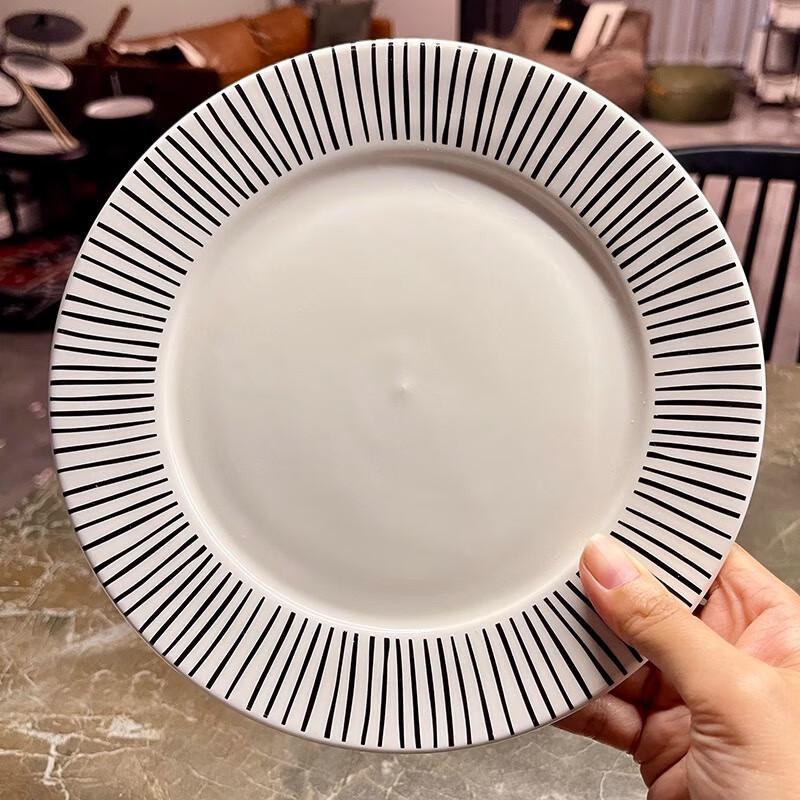 Скандинавская керамическая обеденная тарелка