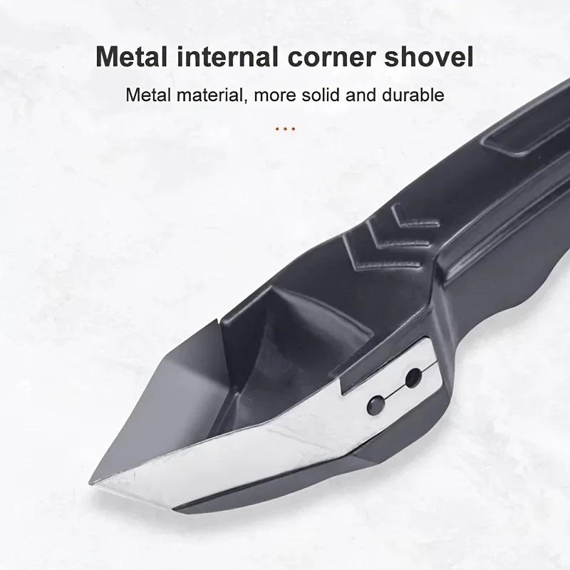 Caulking Tool Glass Glue Angle Scraper Tools Caulk Cement Scraper Silicone Sealant Remover Shovel Floor Cleaning Kitchen Window