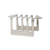 Extended Handle Toast Holder 4 Slices Bread Stand Stainless Steel Toast Rack  Restaurant