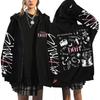 Stray Kids DO IT Harajuku Hoodie Zip Up Print Sweatshirt Loose Fit