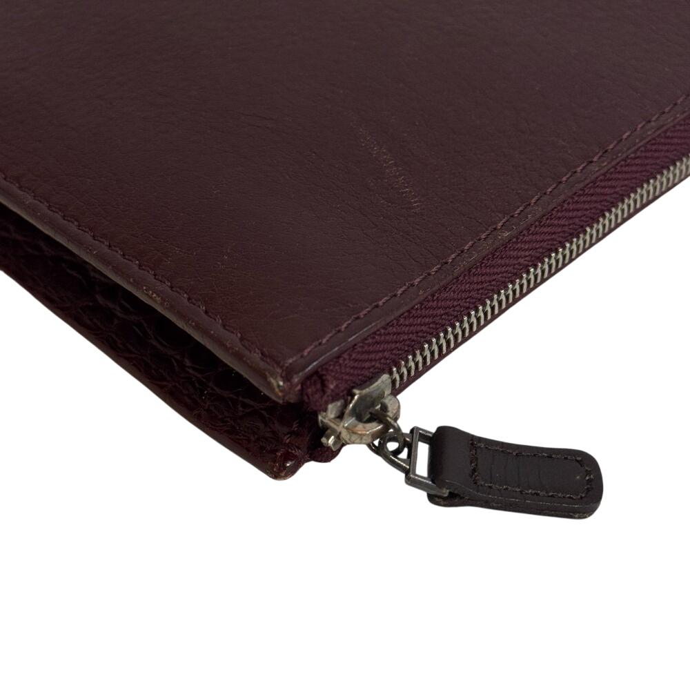 Camille Fournet CamilleFournet leather Clutch bag Bordeaux leather Used