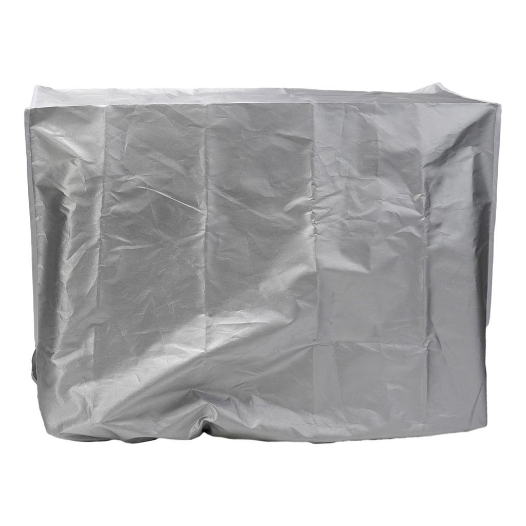 Sunscreen Cover Dust Cover Silver Air Conditioner Outdoor Rainproof Sunscreen Outer Machine Cover Practical Brand New