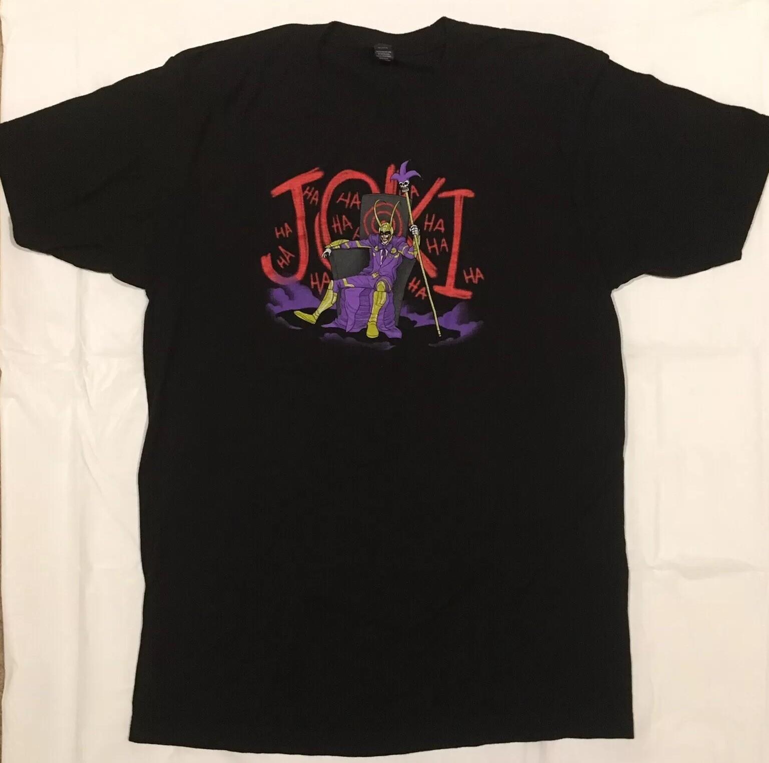 Marvel Loki DC Joker Mashup Lootcrate Joki L Large Men s Graphic Tee Shirt S разноцветный