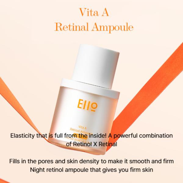 Eiiio Vita A Retinol Ampoule (30ml / 1.01 Fl.oz.) (3 Options)
