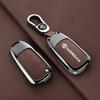 Zinc Alloy Leather Car Smart Remote Key Case Cover Holder Protection For Morris Garages MG Cyberster 2024 Keyless Accessories