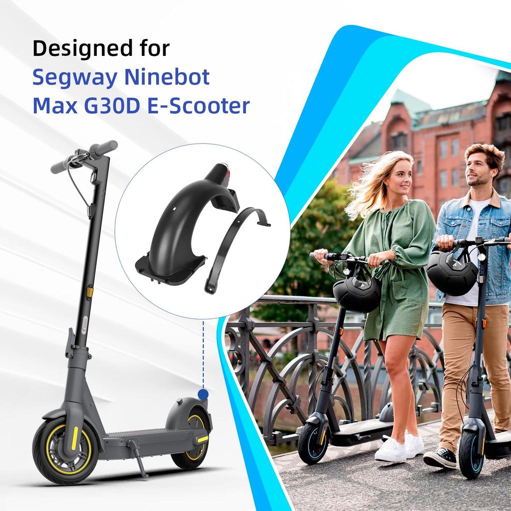 Černý zadní blatník pro koloběžku Segway Ninebot Max G30D