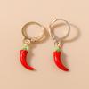 Cute Simulation Fruits Earrings for Women Grape Strawberry Apple Drop Earrings Girls Jewelry Gift
