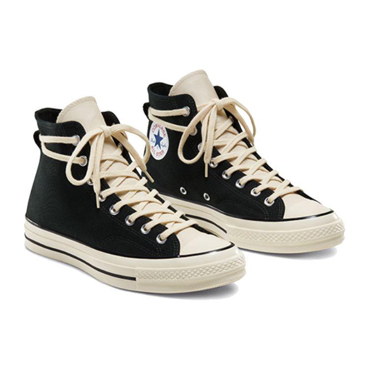 Fear of God Essentials X Converse Chuck 70 High Black Unisex Sneakers Egret 167954C