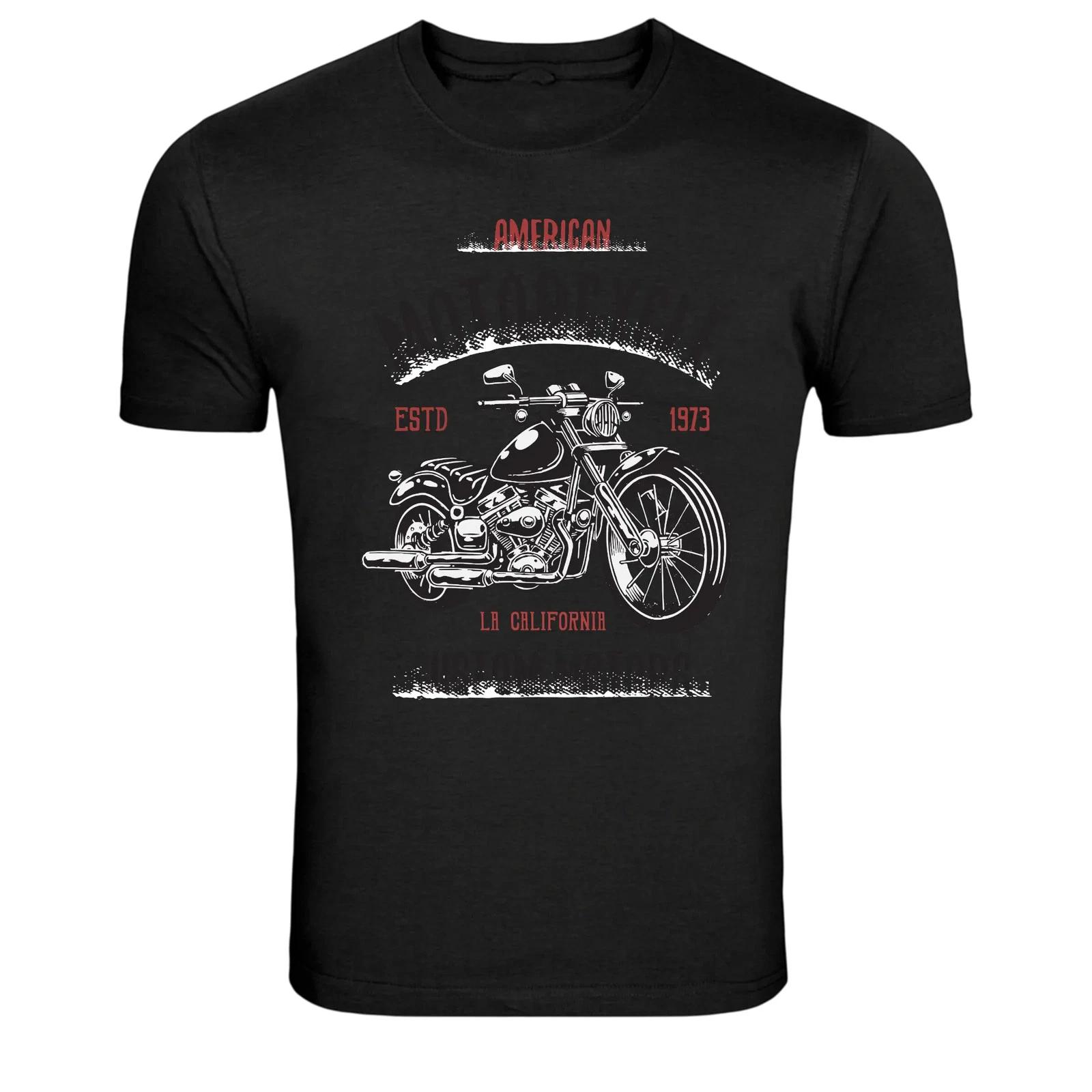 Vintage Motorcycle American Rider Biker Graphic T-Shirt XXL