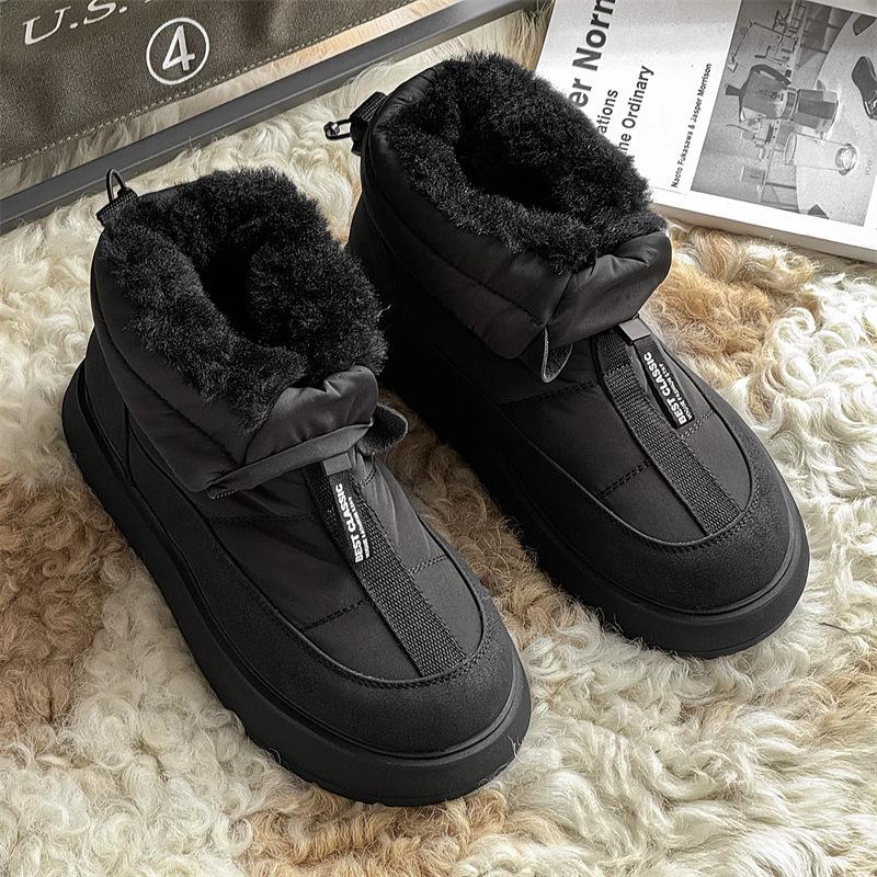

3622 большие гусиные зимние сапоги женские зимние бархатные утолщенные теплые зимние минус 40 градусов морозостойкие водонепроницаемые хлопковые туфли 44