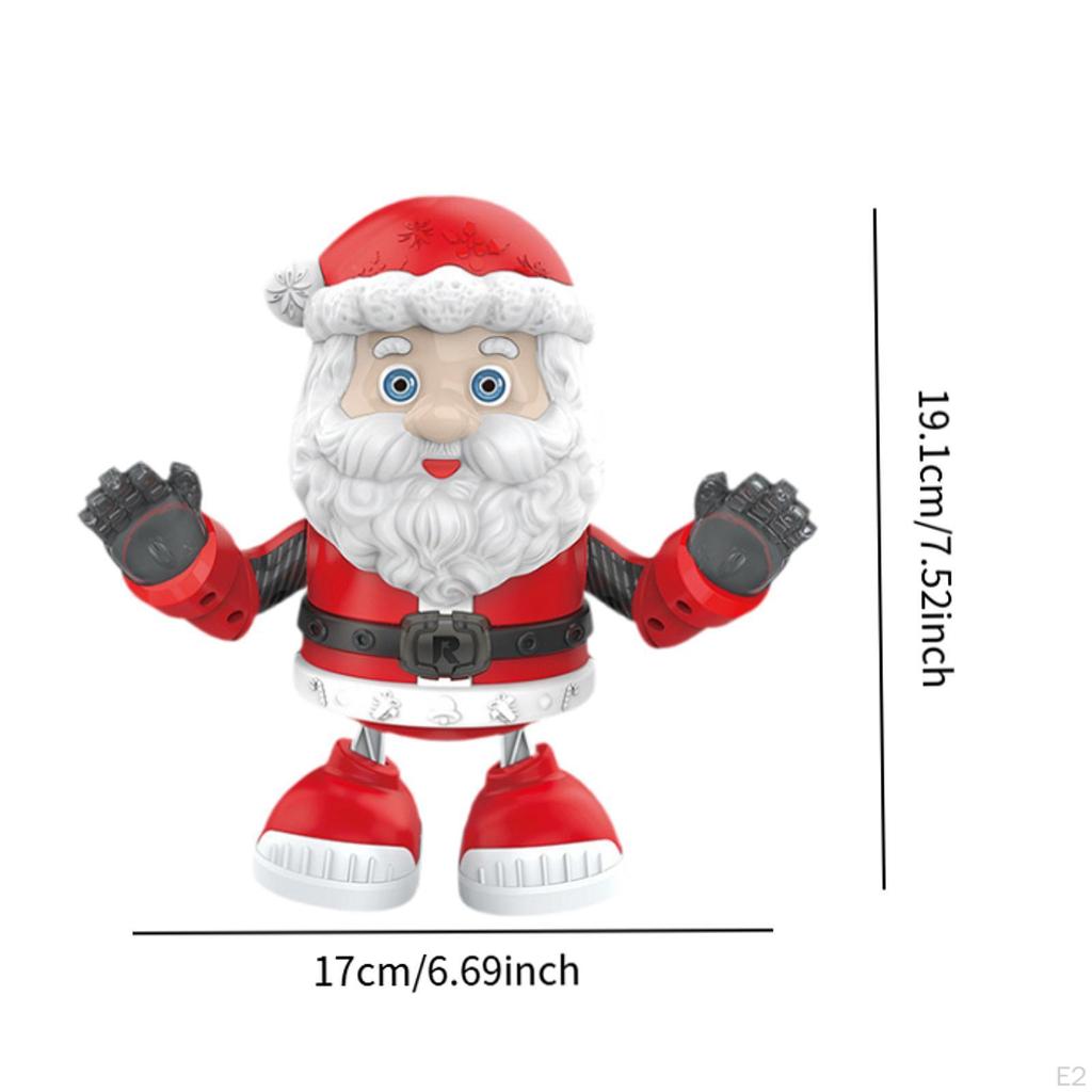 Elektrische Weihnachts-Puppe Spielzeug Singen Tanzen Weihnachtsbeleuchtung Musik-Figur