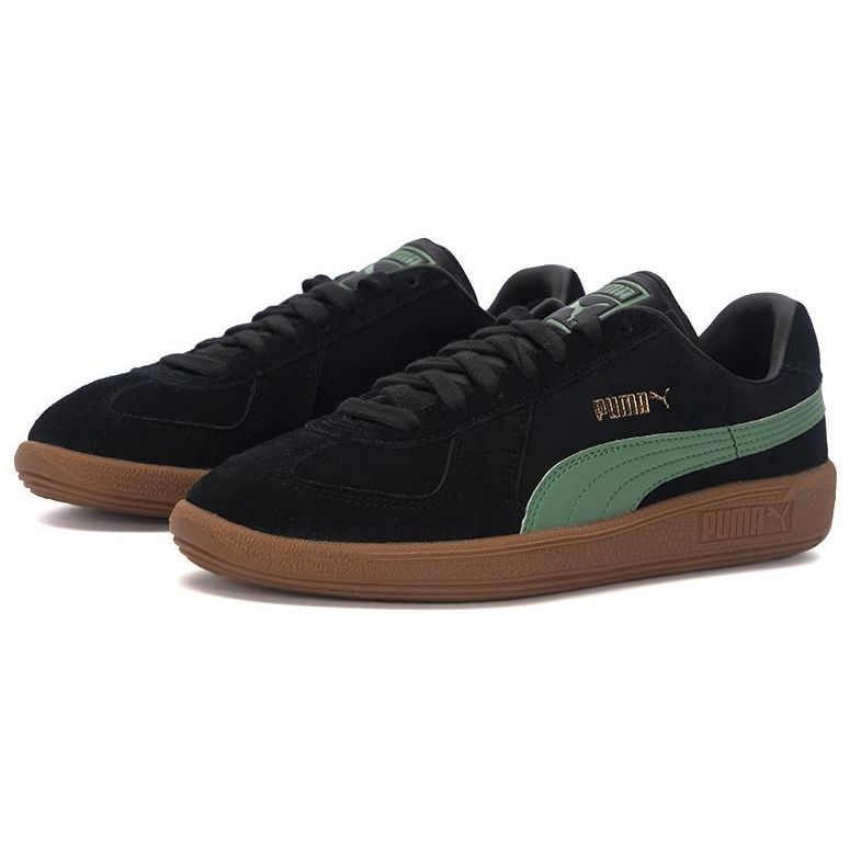 Puma Army Trainer Suede Low Top Sneakers Unisex Sneakers Black 388156-03