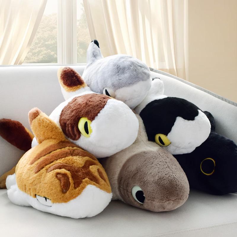 New 50Cm Sharkitty Original Plush Toys Peripheral Shark Cat Combine Plush Toys Xmas Birthday Christmas Gift Anime Toy