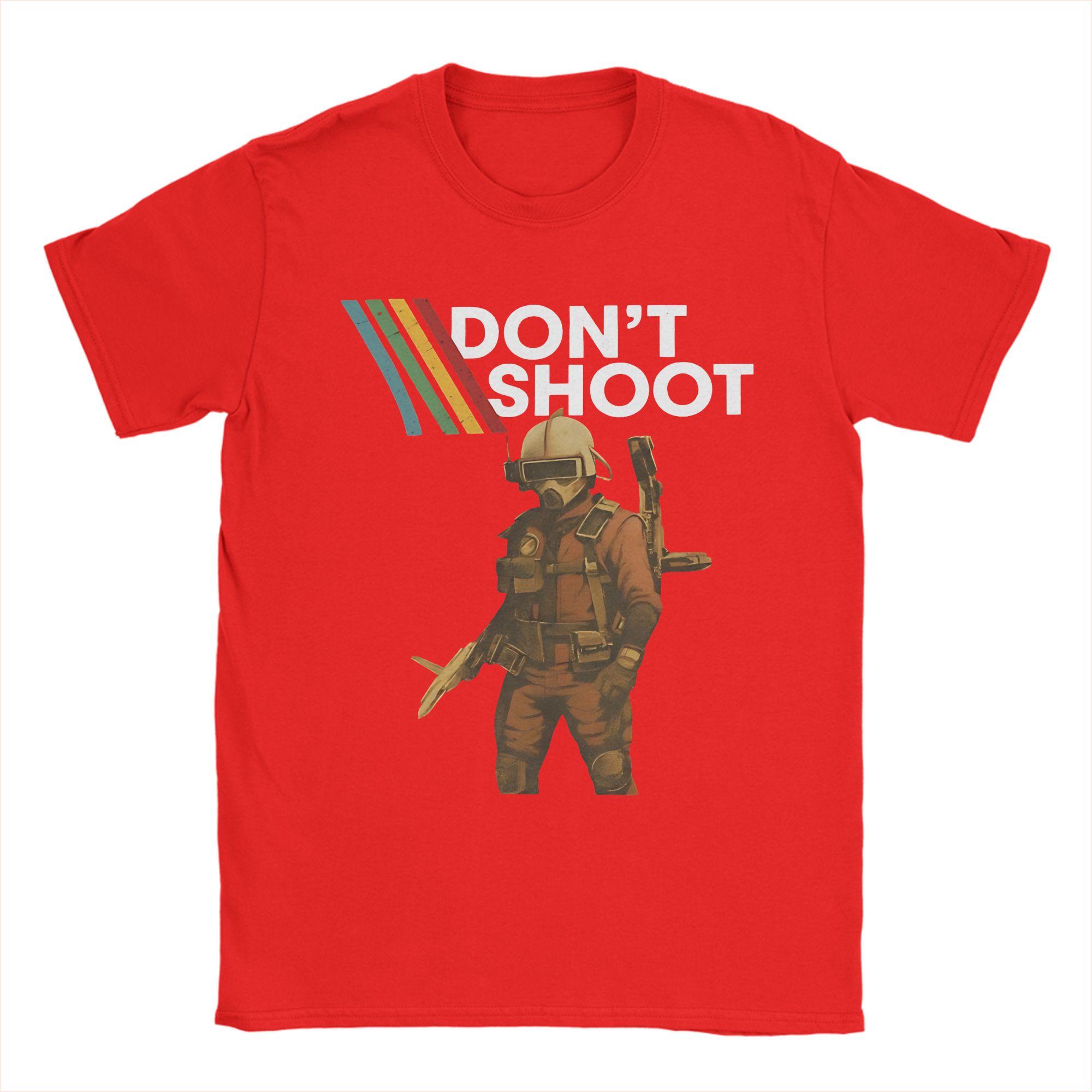 

Don Shoot Game Arc Raiders TShirt Summer Pure Cotton T Shirts For Men Hipster Printed Tshirt Short Sleeve Y2K Casual Top Tees S