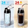 JINLING Water Vacuum Keeps Drinks Hot or Stainless Steel 316 Sports Wide with Compatible with Sports Unisex 1.5L Bottle, 1L/1.8L Capacity, Insulated,