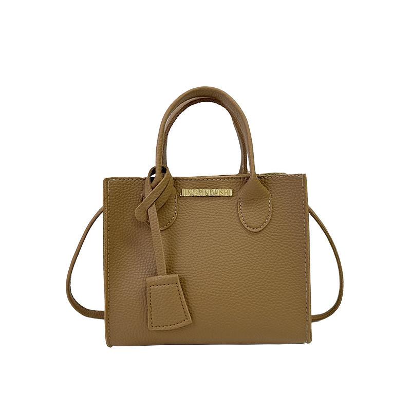 Stylish Pu Leather Handbag Trendy Litchi Grain Shoulder Bag For Women 2023 Fashion