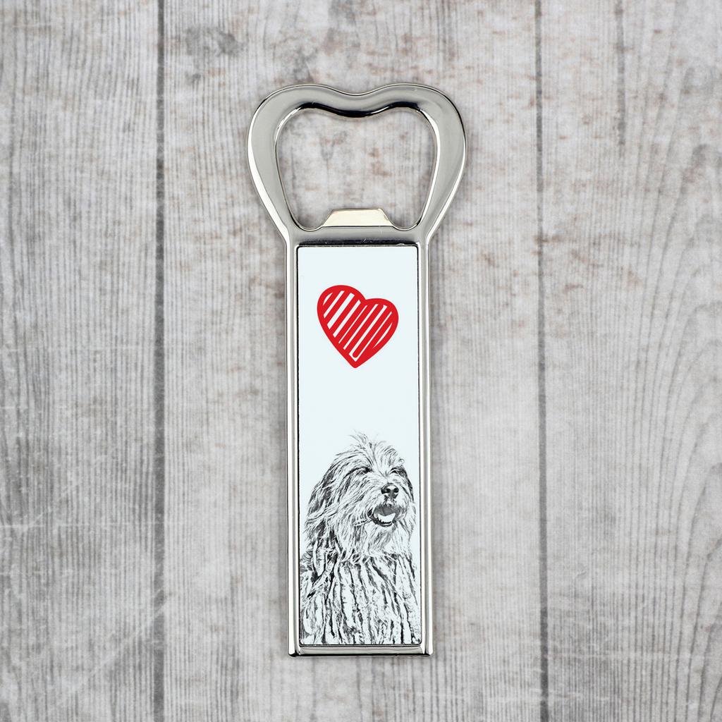 Bergamasco, Owczarek Z Bergamo - Otwieracz Do Butelek Z Psem, Personalizowany Otwieracz Na Lodówkę, Wyjątkowy Upominek Dla Mężczyzny Marki Art-Dog