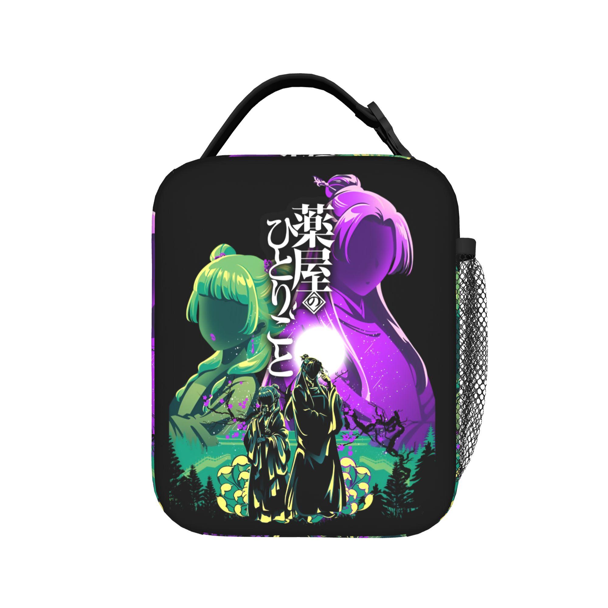 Les Carnets de l'Apothicaire Maomao Sac à Lunch Isotherme Sac Glacière Réutilisable, Contenant à Lunch Sac Tote Portatif Boîte à Lunch Sac de Rangement pour Aliments One Size