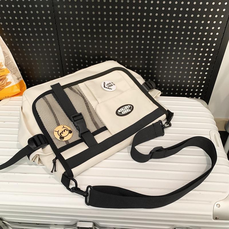 Multifunksjonell skulderveske for menn med stor kapasitet Crossbody-veske for kvinner Messenger Bag