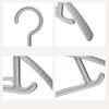 10pc Unmarked Anti-slip Clothes Hanger  Dormitory Bed Clothes Hanger Household Thick Clothes Stand Adult Plastic Clothes Support  Clothes Drying Rack