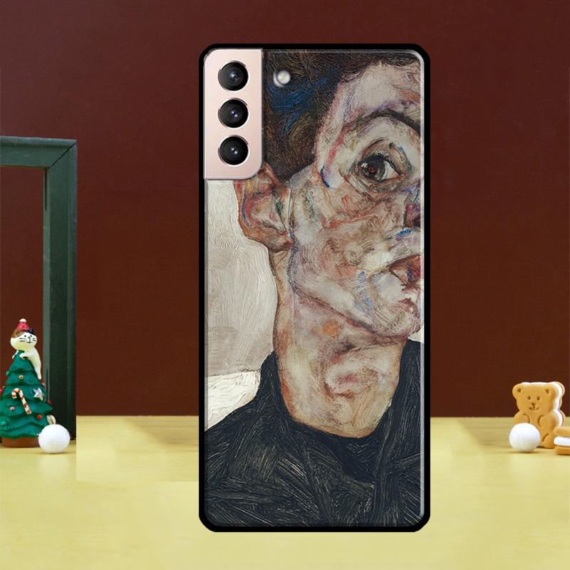 Egon Schiele Phone Case For Samsung Galaxy S24 Ultra S20 S21 S22 S23 S25 Ultra S24 FE S9 S10 Plus Cover
