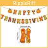 Thanksgiving Banner Set mit Papierbuchstaben für Herbstparty-Dekoration und Event-Aufbau