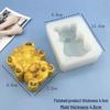 Large & Small Cream BB Bear Silicone Molds for Handmade Resin & Cake Decoration