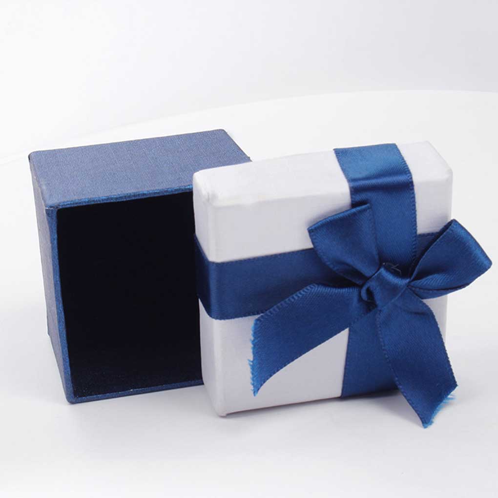 Jewelry Storage Box Necklace Ring Bracelet Case Engagement Gift Bowknot Cardboard Boxes Organizer for Displaying