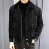 Rudens vyriškos mados Casua velvetinė striukė Slim Fit striukė