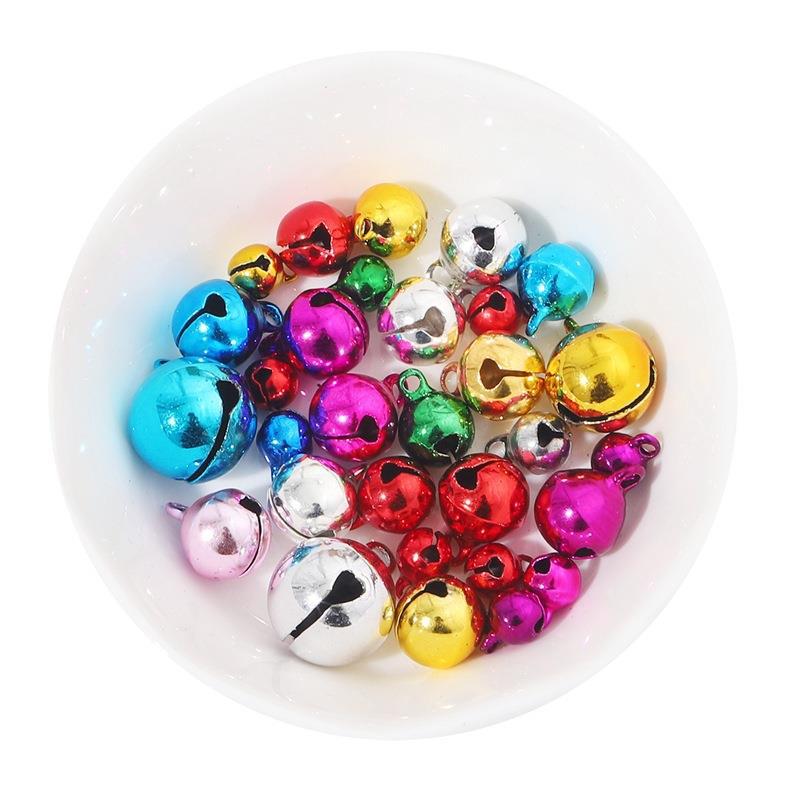 Copper colored small bells, handmade DIY Christmas bells, pet pendants, pendants, jewelry accessories