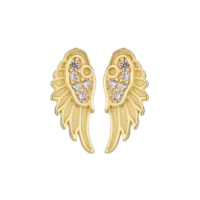 Fashion Unique Personality Wing Ear Bone Nail Earrings For Women Jewelry Accessries Gifts