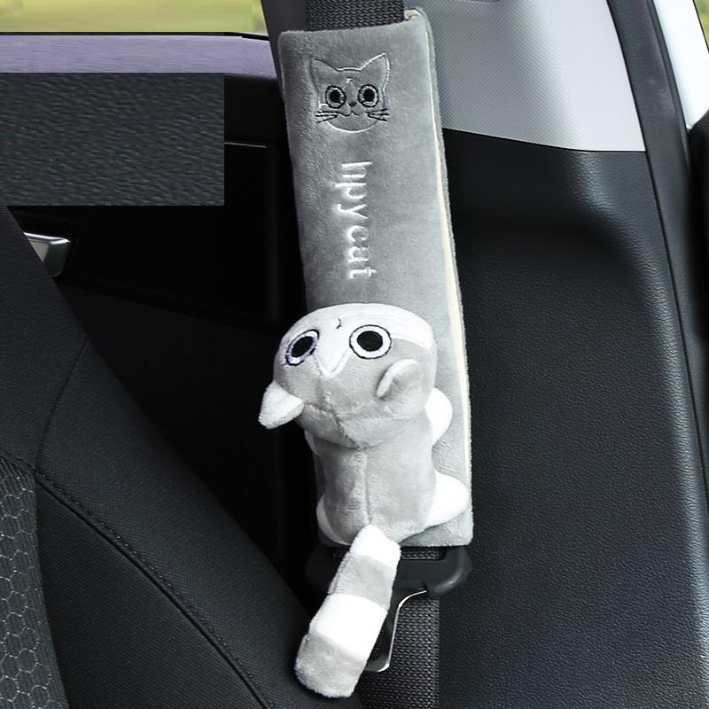 Cute Animal Car Seat Belt Pads Universal Car Seat Shoulder Strap Pad Cushion Cover Car Belt Protector Safety Belt Accessory