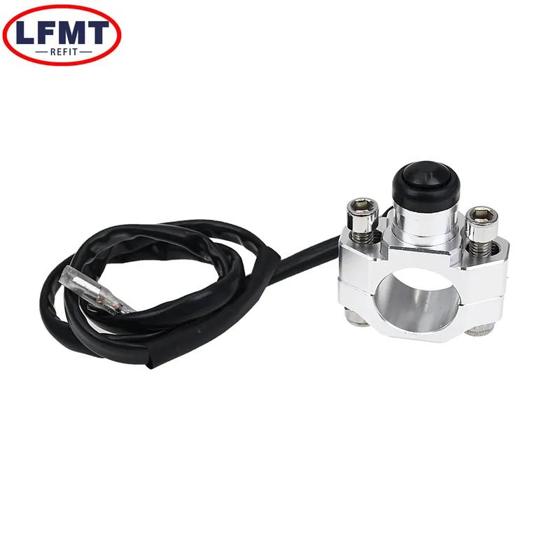 Motorcycle CNC Engine Stop Start Kill Switch Momentary Push Button Switch For Yamaha Kawasaki KTM Honda CRF250 CRF450 Universal