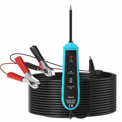 EM285 Car Electric Circuit Tester 6‑24V DC Overload Protection with Detachable Circuit Probe