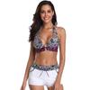 Two Pieces Swimsuit Plus Size Tankini Swimwear Sexy Bikini Set Boho Printed Swimsuit