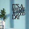 Metal Wall Art Motivational Quote Sign Office Home Decoration Modern Inspirational Letter Cut Metal Decor