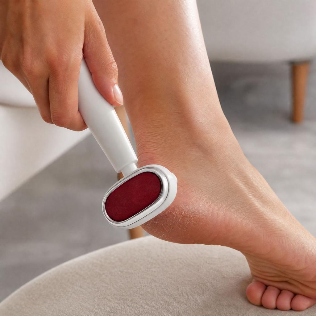 Double-Sided Foot File Remover for Home Pedicure - Exfoliating Tool for Dry Rough Feet