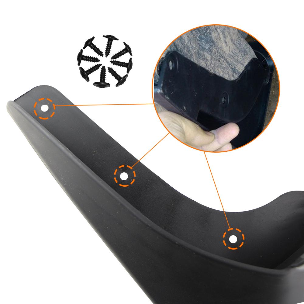 For Toyota Vios 2019 - 2025 2025 2025 Mudguards 4Pcs/Set Front Rear Mud Guards Cover Mudflaps Fender Cover Protector Accessories