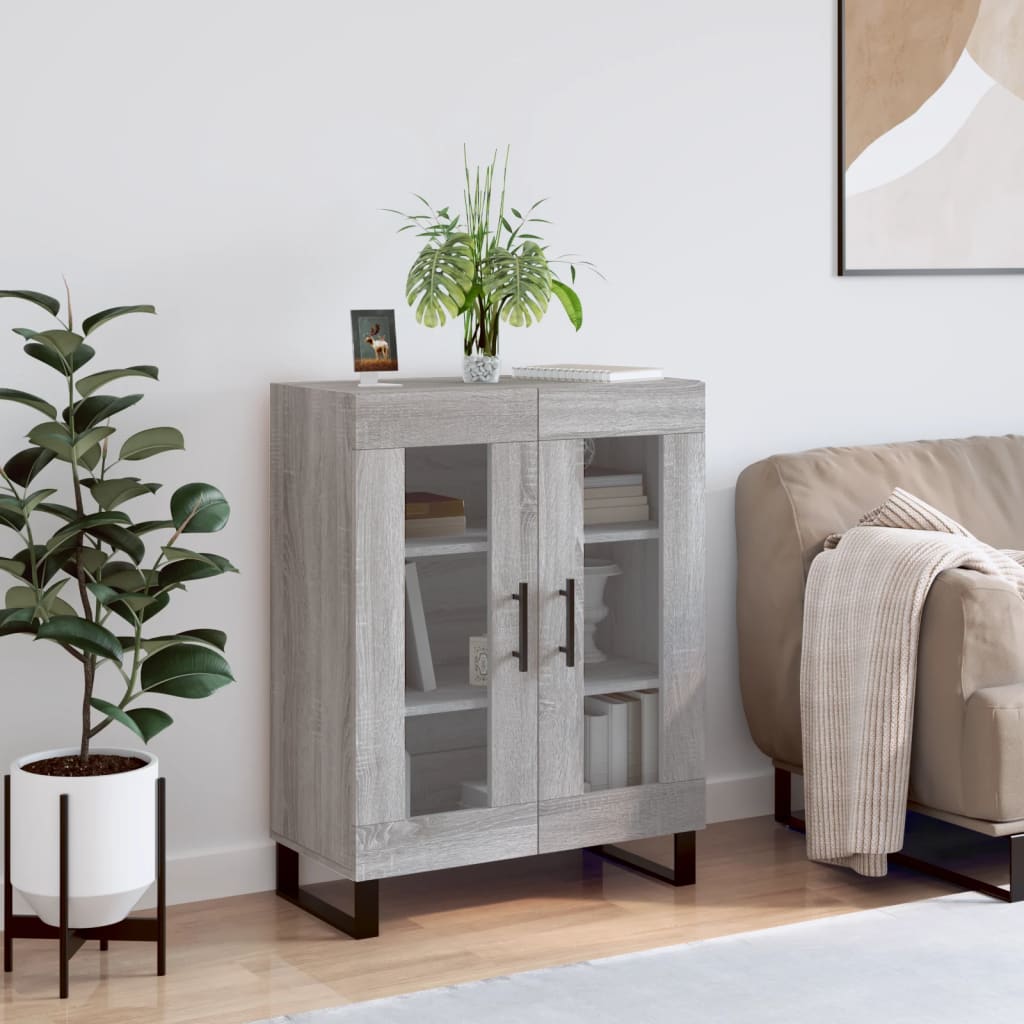 Sideboard Gray Sonoma 69.5 x 34 x 90 cm Particle Board