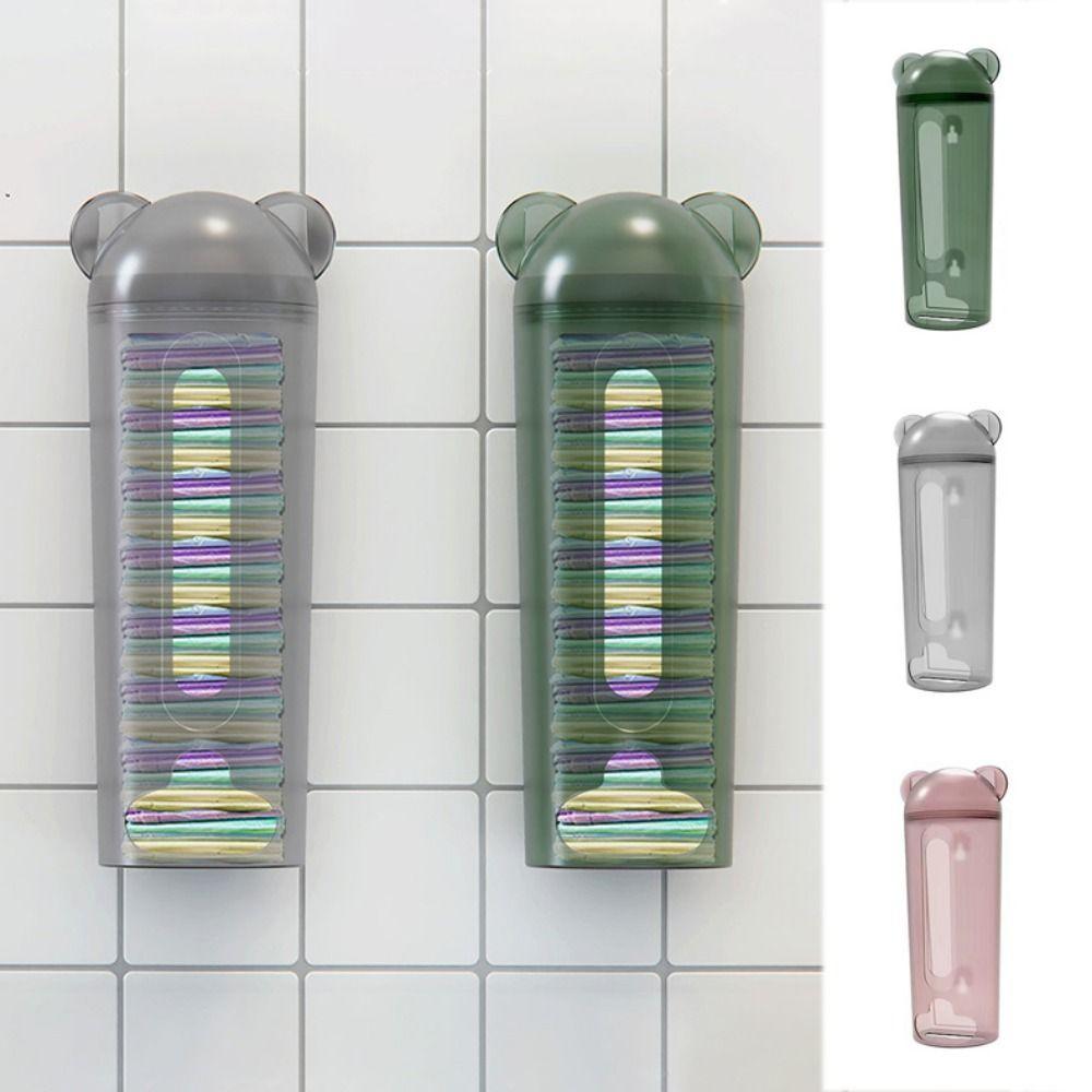 

Plastic Kitchen Plastic Bag Holder Wall Mounted Trash Bag Dispenser Kitchen