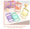 Universal Cute Sweet Creative Desktop Mini Chair Stand Can Be Used As Decorative Ornaments Foldable Lazy Drama Cell Phone Holder