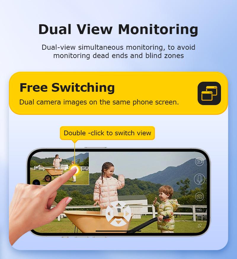 UBOX 6MP Solar PTZ Camera: Three-Lens, 4G, Low Power, Waterproof, 15X Zoom for Outdoor Monitoring