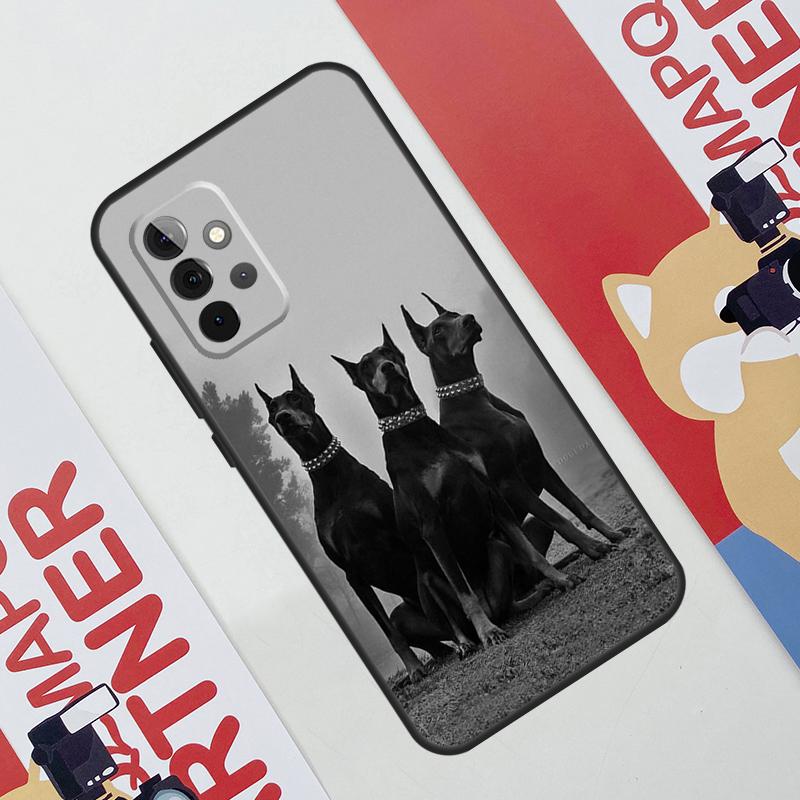 Dachshund Doberman Dog Case For Samsung Galaxy A53 A16 A26 A36 A56 A55 A35 A15 A52 A32 A12 A33 A13 A14 A34 A54 A17