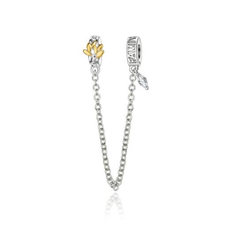 Original Metal Lucky Tree Of Life Charms Love Beads Safety Chain Pendants Fit Bangle Necklace Make your own Accessory Gift Elegant Fashion Beautiful