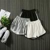 Women Striped Casual Shorts Korean Harajuku Loose Sports Summer Fashion Simple Yoga Thin Mini Shorts