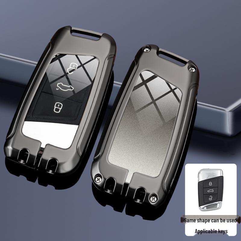 Compatible Key Case for Volkswagen Cars: 24 Sagitar, Bora, Golf 7, Tiguan L, Tayron, Yi, Magotan, and 23 Model CC.