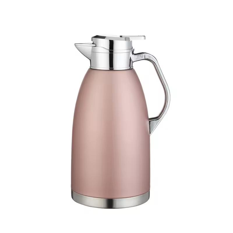 304 Large Capacity Thermal Insulation Double-layer Stainless Steel Vacuum Coffee Pot with Tea Water Separation