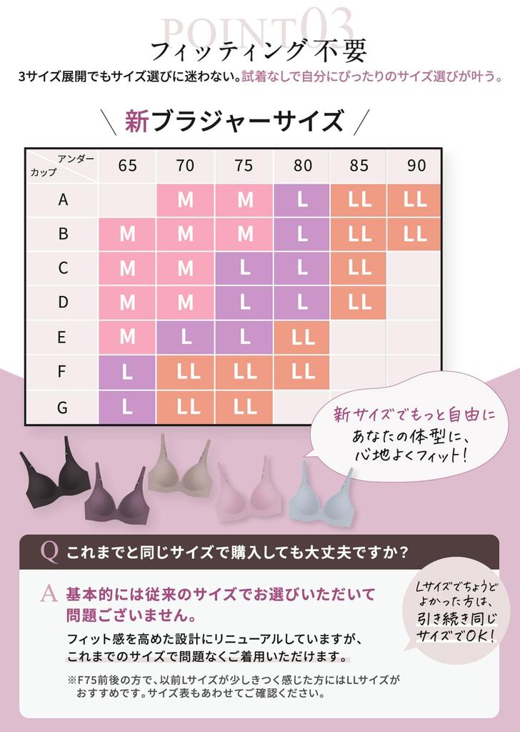 Glamorous Spats 2025 Model Night Official Seamless Wireless Single 3 Light Mochi-FIT Bra, No-Slip Bra, Women's Underwear, Bra, Item, MOCHI-FIT